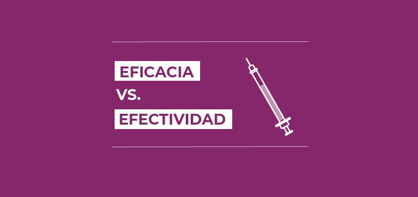 Eficacia vs. Efectividad de las vacunas